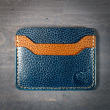 Load image into Gallery viewer, Aces 4 Slot Card Holder in Dollaro Brown/Navy