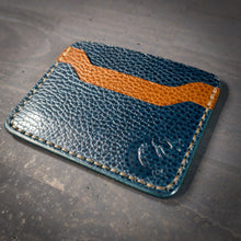 Load image into Gallery viewer, Aces 4 Slot Card Holder in Dollaro Brown/Navy