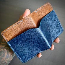 Load image into Gallery viewer, The Beck in Dollaro | Whiskey Brown & Navy Blue