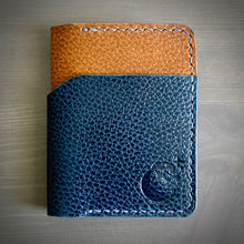 Load image into Gallery viewer, The Beck in Dollaro | Whiskey Brown &amp; Navy Blue
