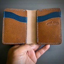 Load image into Gallery viewer, The Beck in Dollaro | Whiskey Brown & Navy Blue