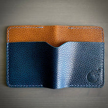 Load image into Gallery viewer, The Beck in Dollaro | Whiskey Brown &amp; Navy Blue
