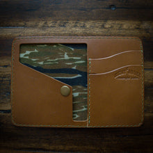 Load image into Gallery viewer, The Naks in Conceria Walpier Buttero Whiskey brown and Tiger Camouflage