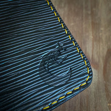 Load image into Gallery viewer, The Naks 3.0 in Black Montebelle calf skin and Olive Green/Maroon Bad alassi Carlo Pueblo (black, marooon, olive)